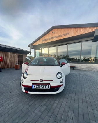 Fiat 500 cena 21500 przebieg: 187500, rok produkcji 2008 z Biecz małe 436